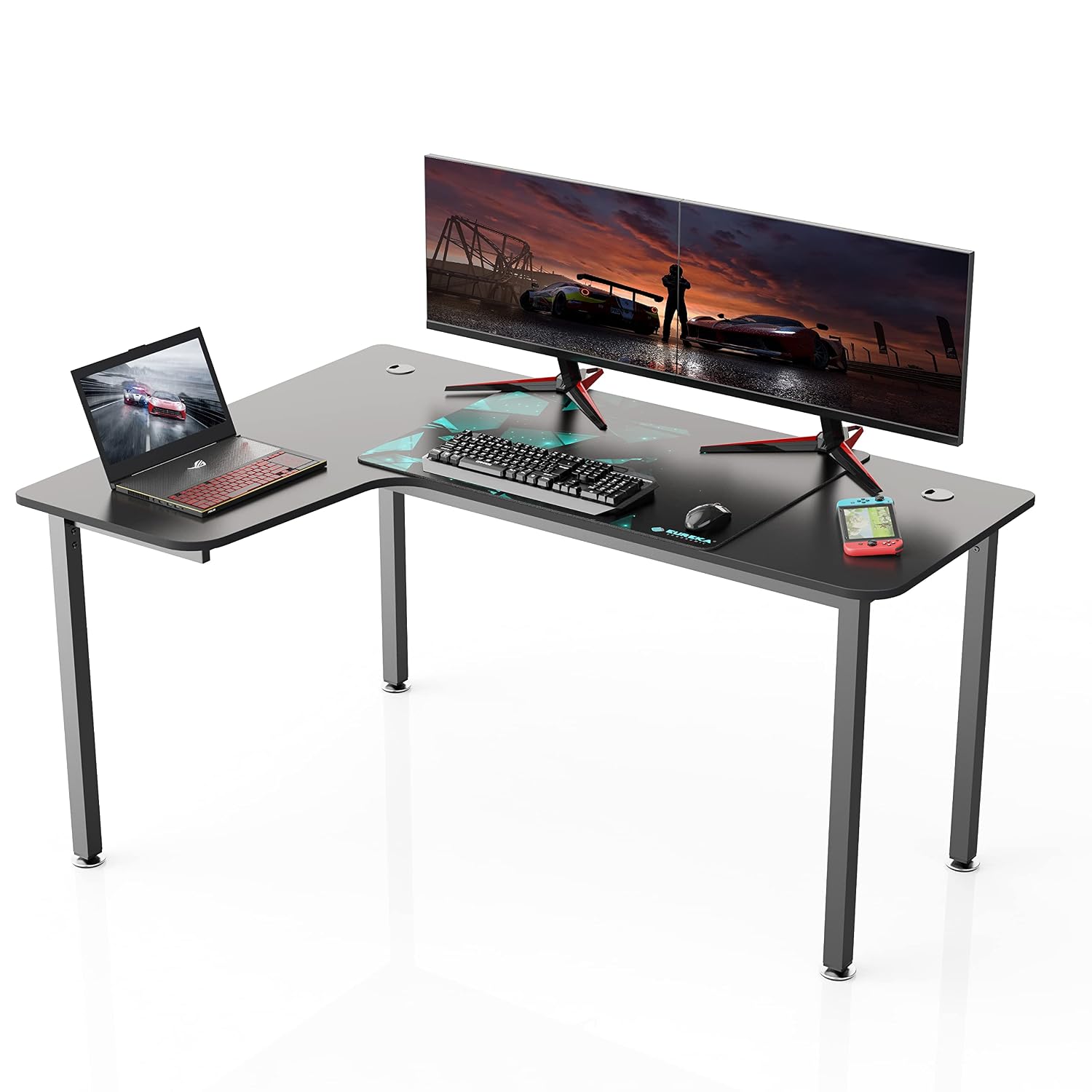 Home Office Work Table - مكتب زاوية على شكل حرف L
