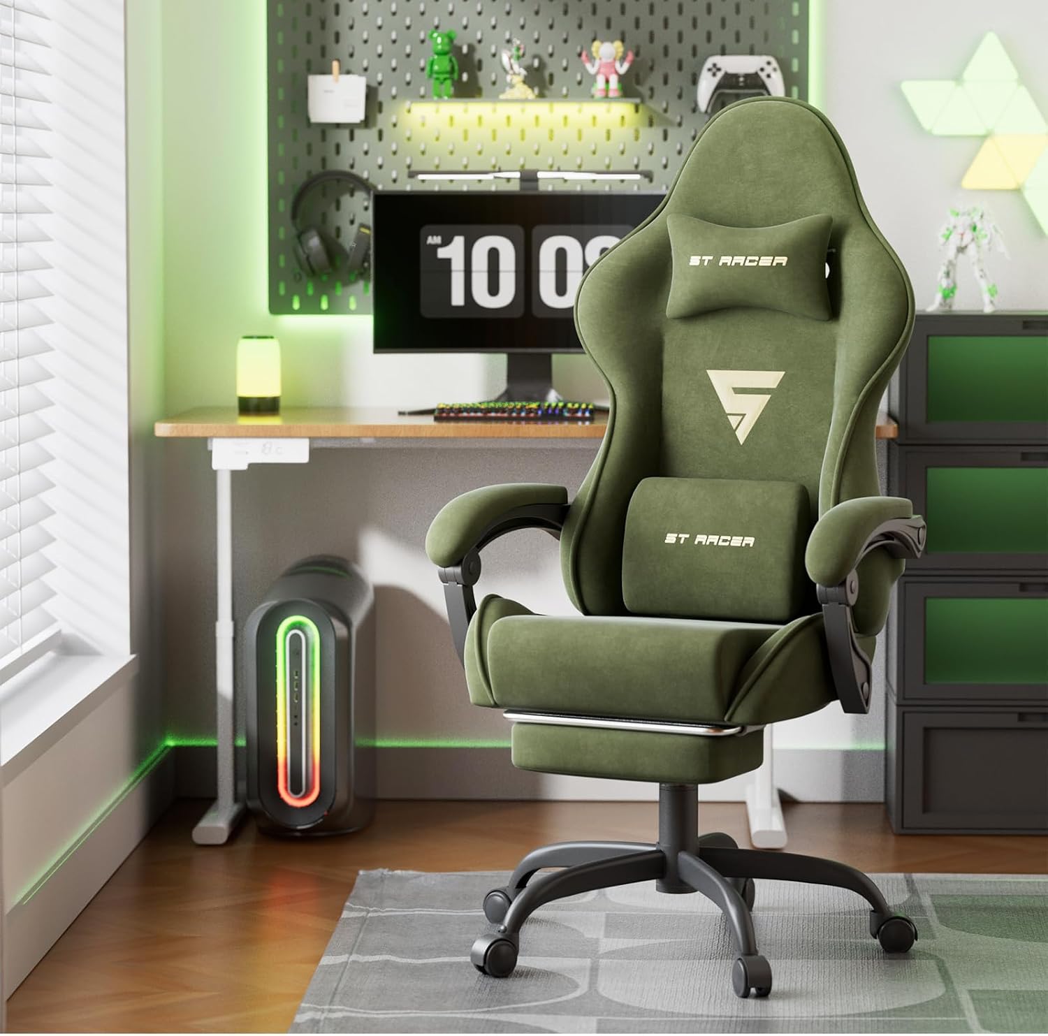 كرسي ألعاب بتصميم رياضي للبالغ - مراجعة Ergonomic Office Chair وسعره