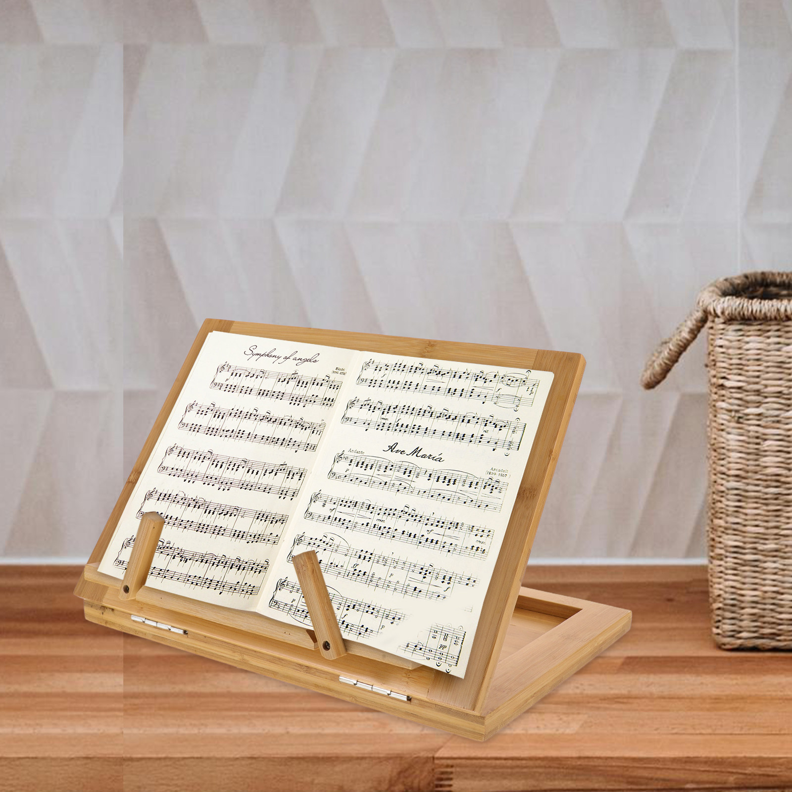 حامل موسيقي مكتبي محمول لعرض ا - مراجعة Document Holder Stand وسعره