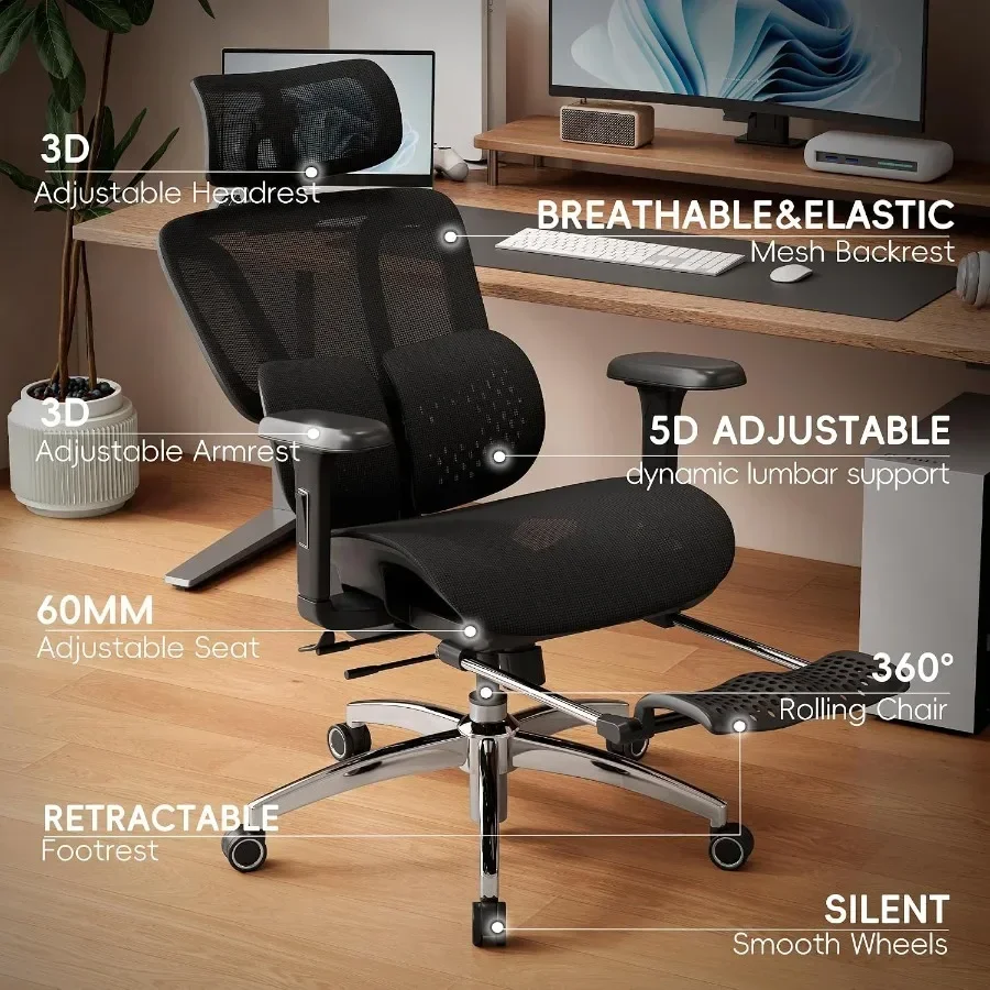 كرسي مكتب مريح بتصميم مريح للج - مراجعة Ergonomic Office Chair وسعره