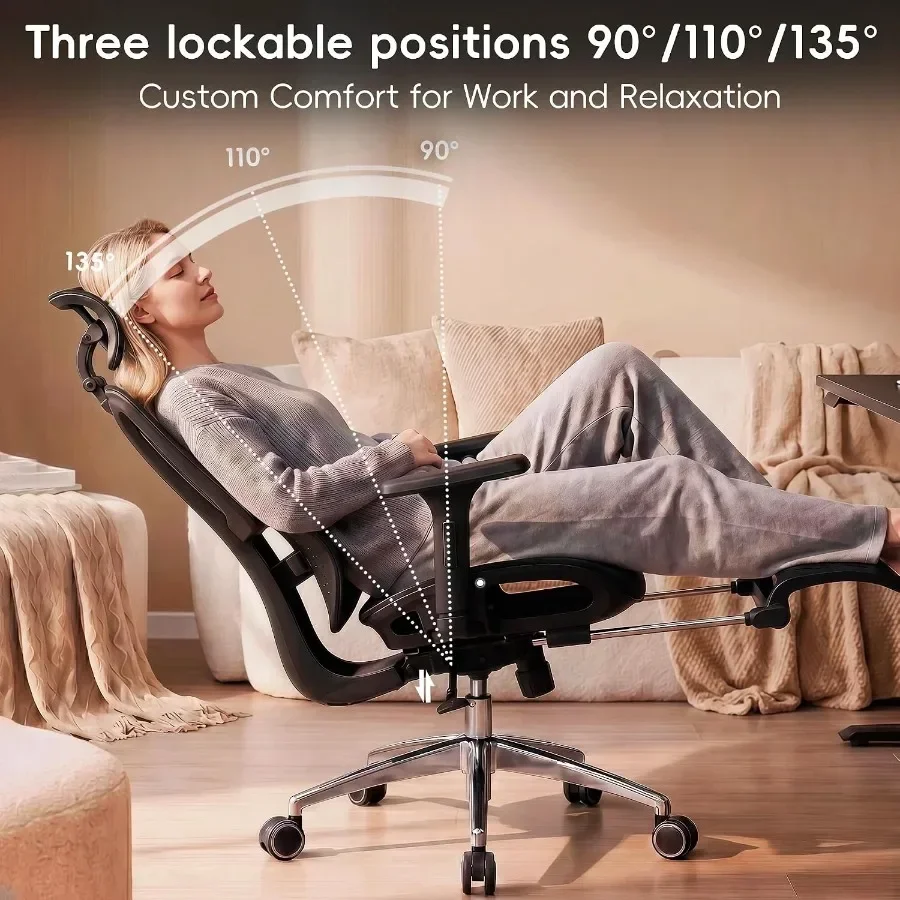 كرسي مكتب مريح بتصميم مريح للج - مراجعة Ergonomic Office Chair وسعره