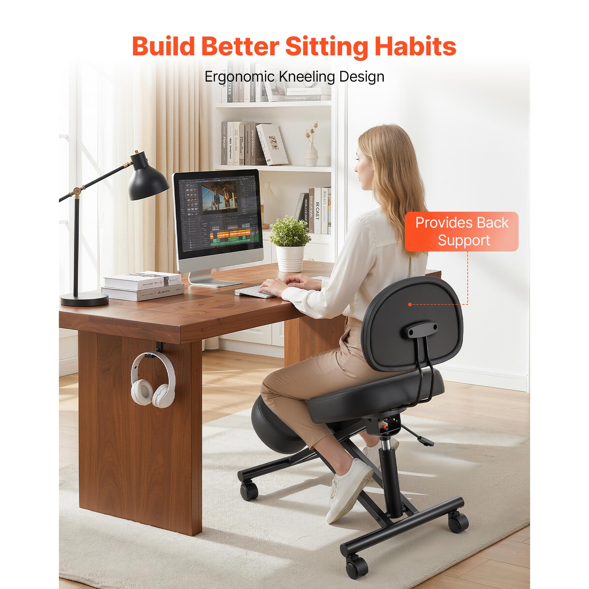 كرسي ركوع مريح بتصميم مريح، مز - مراجعة Ergonomic Office Chair وسعره