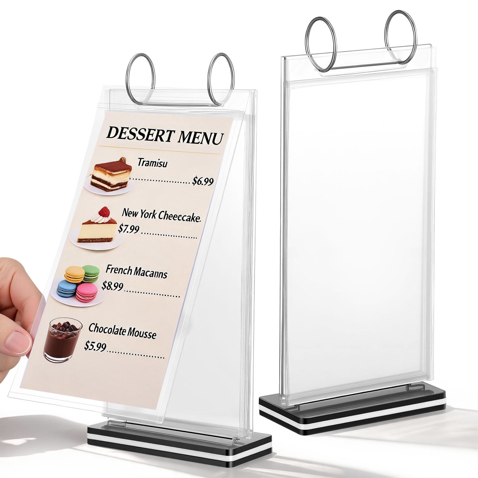 قطعتان من حامل عرض القوائم الق - مراجعة Document Holder Stand وسعره