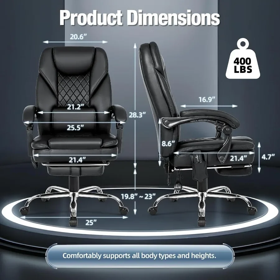 كرسي مكتب مزود بخاصية التدليك  - مراجعة Ergonomic Office Chair وسعره