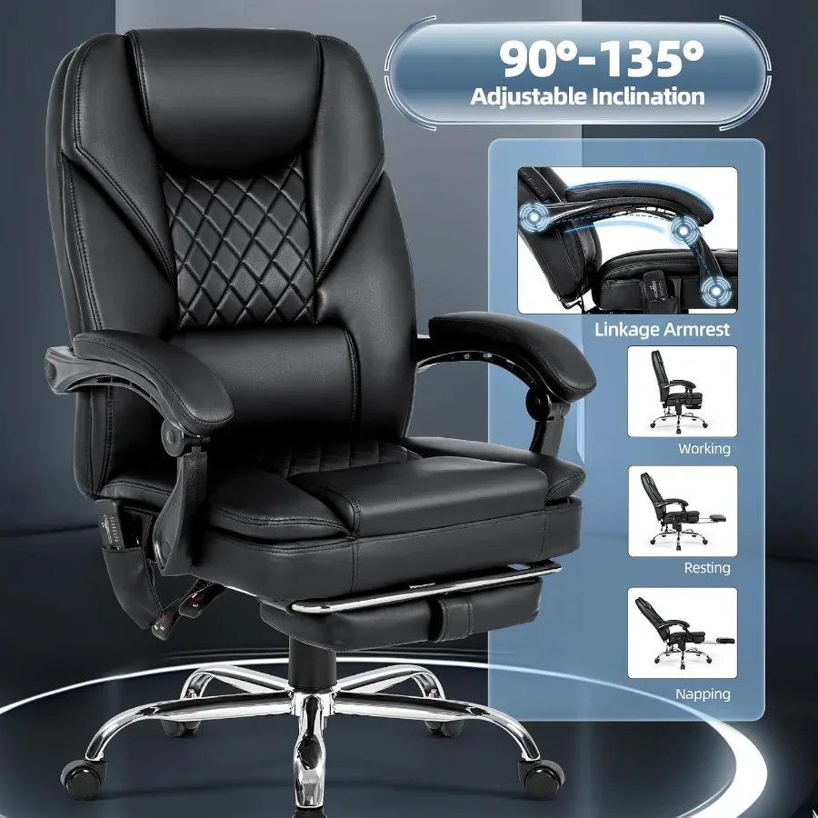 كرسي مكتب مزود بخاصية التدليك  - مراجعة Ergonomic Office Chair وسعره