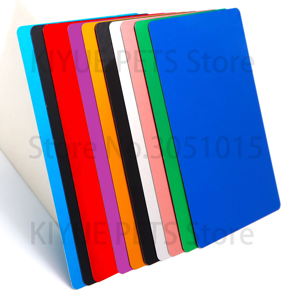 100 قطعة بطاقة الأعمال المعدني - مراجعة Home Office Logo وسعره